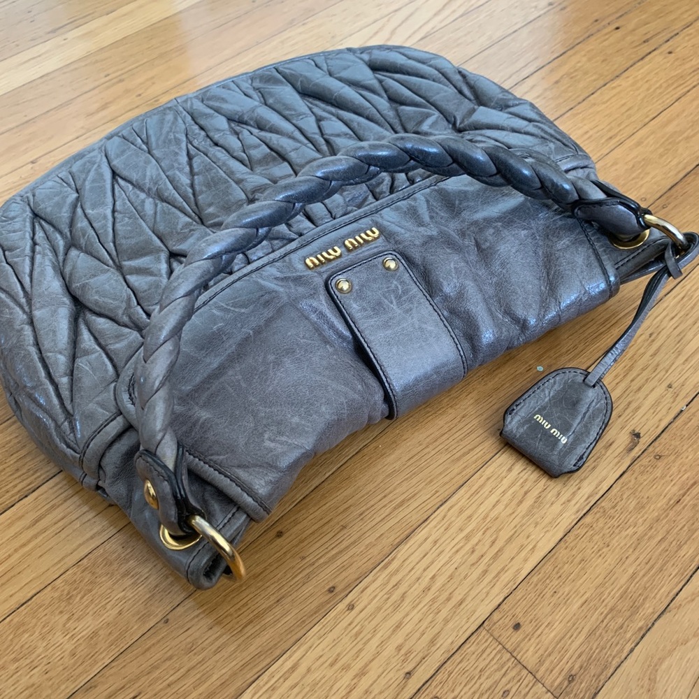 Miu Miu Leather Coffer Bag - Picture 4 of 7